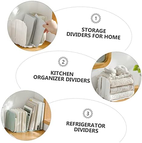 2 Pack PP Adjustable Storage Divider Panels for Kitchen Tabletop - Image 2