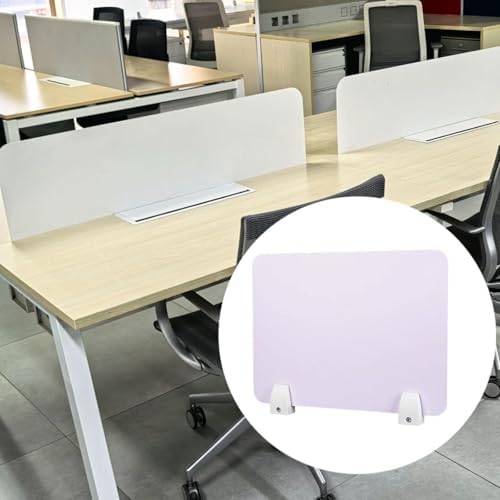 Desktop Partition Board Multipurpose Desk Divider Guard Panel Separate Board for Classroom Office Library Call Center Teacher- 40x40cm - Image 3