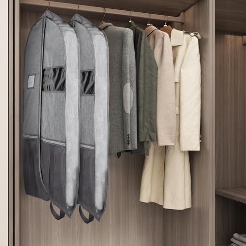 Zilink Garment Bags for Travel Suit Bags for Hanging Clothes 43 in, 2 Pack - Image 6