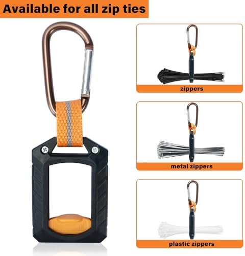 Melotough Zip Tie Holder, Reusable Zip Tie Organizer Band, Cable Tie Holder, Cable Tie Bracket for Multi-Purpose Indoor and Outdoor Use, Black, 3Pcs, ABS Plastic - Image 4