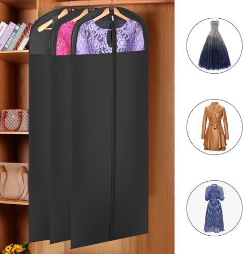 Univivi Garment Bag Suit Bag for Storage and Travel, 65 Inch, Set of 3 - Image 4