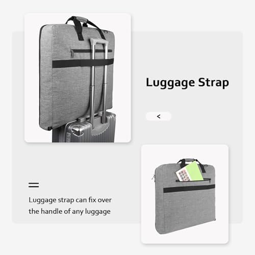 MATEIN Carry On Garment Bags for Travel, Water Resistant Hanging Suit Bag - Image 6
