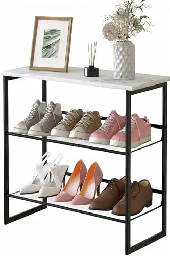 Garden 4 you Shoe Rack for Entryway Closet, Metal Mesh Shoe Organizer by Garden4you