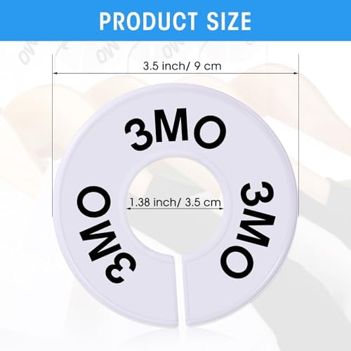 Blulu 20 Round Closet Dividers for Clothing Rack Organizers - Image 3