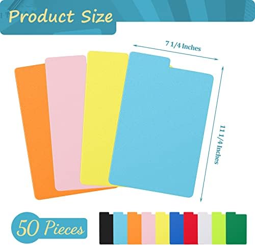 Lewtemi 50 Pcs Comic Book Dividers with Tabs Book Shelf Dividers - Image 2