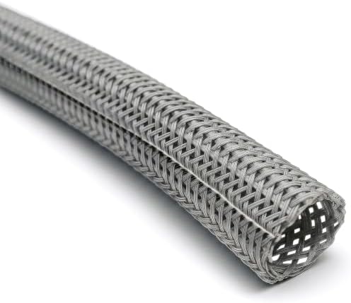 Electriduct 1/2" Hook Self Closing Wrap Around Sleeve - 10 Feet - Gray by Electriduct