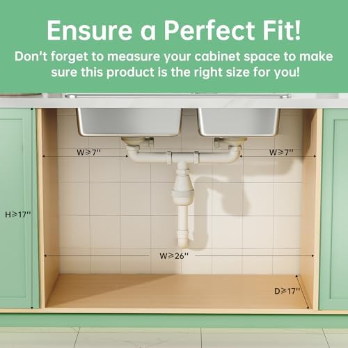 2-Pack 3-Tier Under Sink Organizer, Slide Out Cabinet Storage, Kitchen/Bath - Image 3