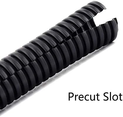 ZhiYo 100 FT 1/4" Wire Loom Split Tubing Auto Wire Conduit (Pack of 3) - Image 6