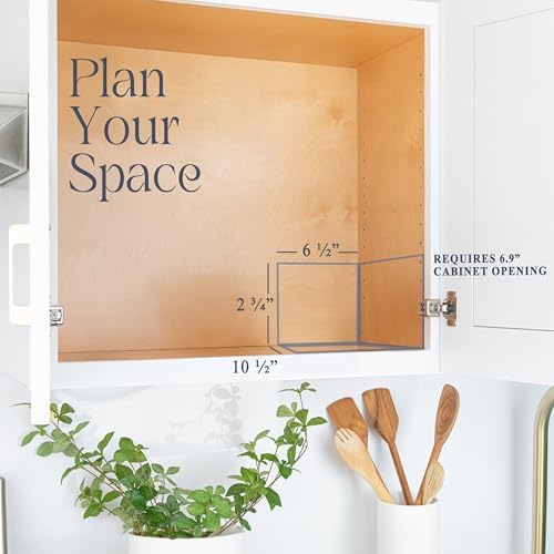Pull Out Cabinet Organizer for Spices, Cans 6-1/2 "W x 10-1/2"D x 2-3/4”H - Image 5