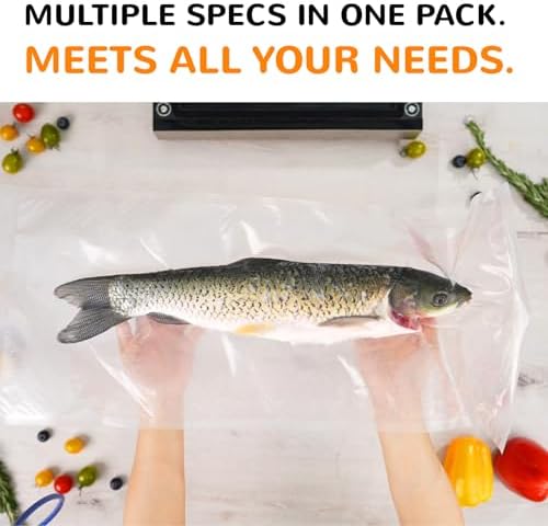 Food saver vacuum sealer bags rolls, Multiple Sizes, Box Storage,Less Waste - Image 3