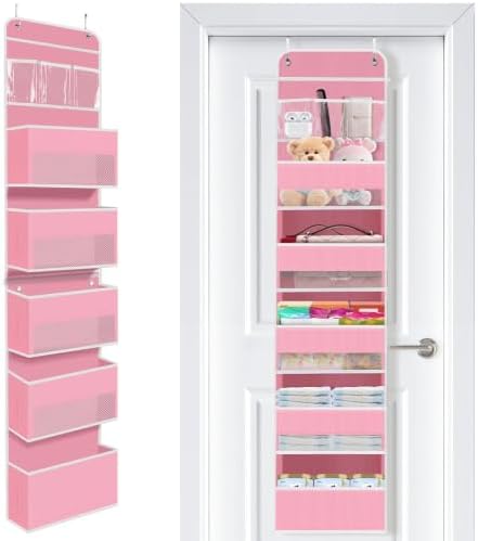Over the Door Organizer, Large Pocket Hanging Storage with 40lb Capacity by Unknown