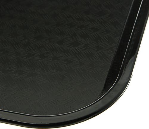 Carlisle FoodService Products Cafe Plastic Fast Food Tray, 14" x 18", Black (Pack of 2) - Image 5