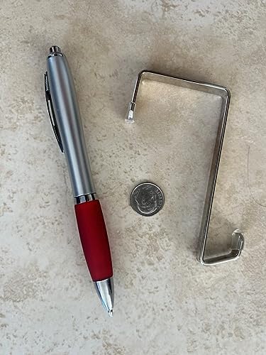 Heavy-duty Single Over Door Hooks, Stainless Steel Hanger Organizer for Hanging Bag, Towel, Bath Robe, Shoe Rack, Fit 1-1/2" to 1-3/4", Rubber Protective Head, Great Replacement (Silver, 8 Pack) - Image 4
