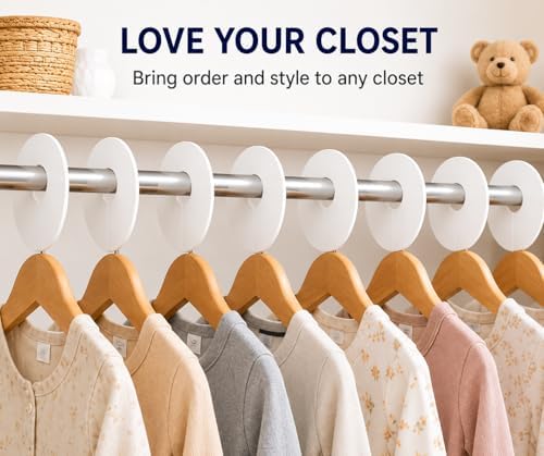 18 Pack White Acrylic Shelf Dividers for Closet Organization - Image 6