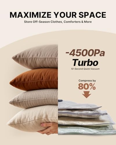 VINTAR 16 Pack Vacuum Seal Bags for Clothing Travel with Cordless Pump - Image 4