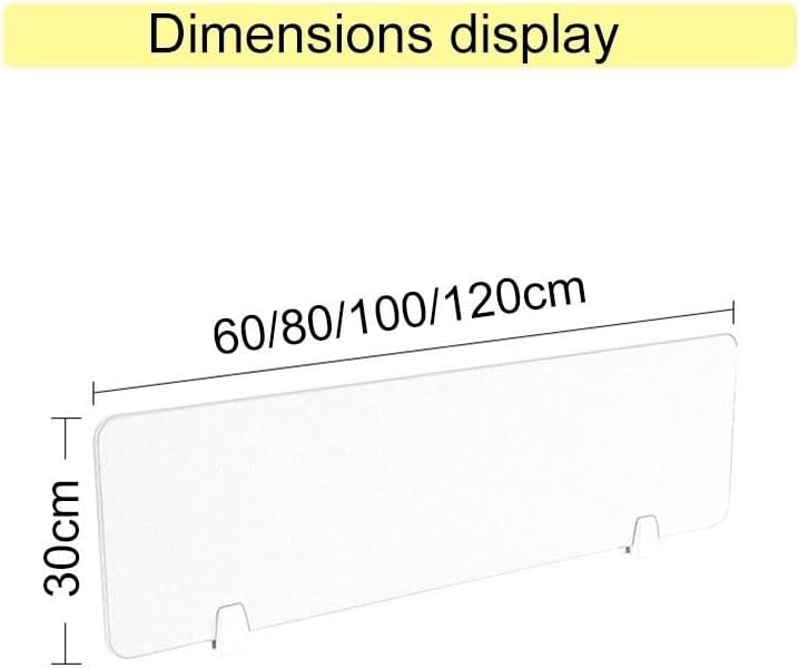 Desktop Dividers, Removable Partition Board, Privacy Panels for Cubicles, Includes Clips for Classroom Use & Teacher Supplies, Enhance Workspace nization & Focus. - Image 5
