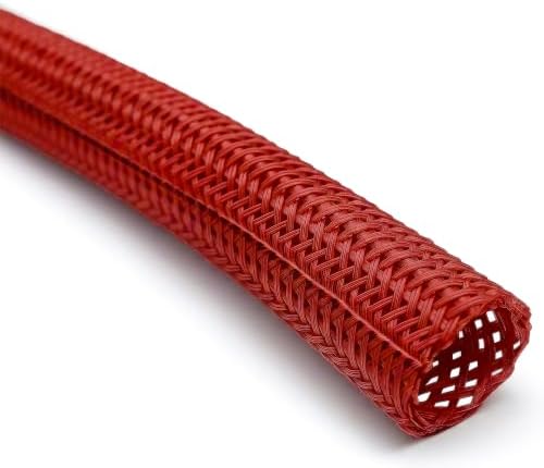 Electriduct 3/4" Hook Self Closing Wrap Around Sleeve - 10 Feet - Red by Electriduct