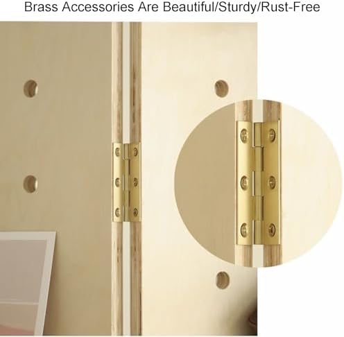 4 Panels Folding Pegboard Room Divider - Versatile Partition Screen for Privacy and Display(Style 2 180x40cm-4 Panel) - Image 3