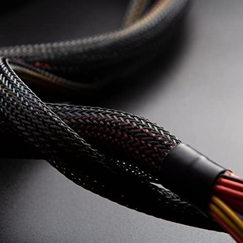 Xuniea 96ft Wire Loom Braided Cable 1/4, 1/2, 3/4 Inch,Black and Blue - Image 6