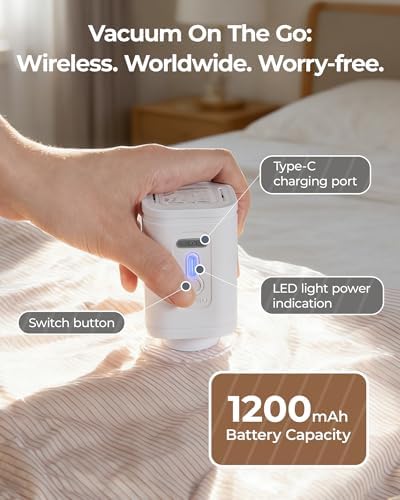BAGSMART Vacuum Bags for Clothing with Rechargeable Air Pump, 24 Pack-Gray - Image 2