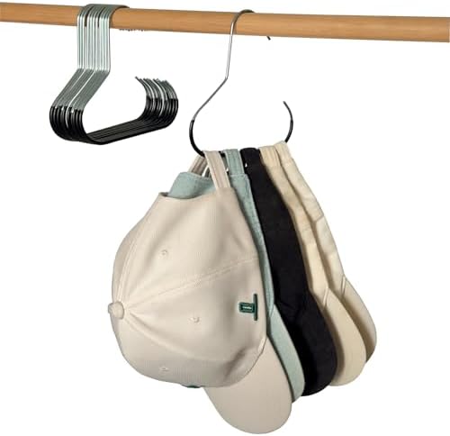 12 Pack Hat Organizer Hanger,Hat Hangers for Closet Space Saving by Unknown