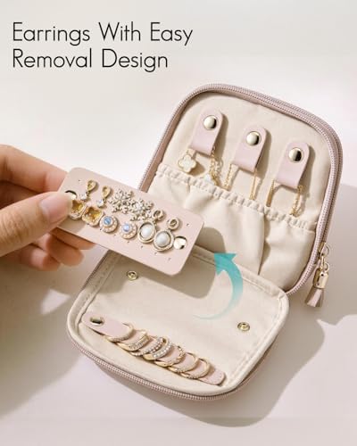 VLANDO 2-Layer Travel Jewelry Organizer for Rings,Earrings,Necklaces - Image 4