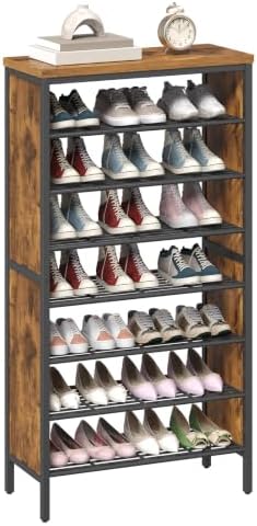 YATINEY 8-Tier Tall Shoe Rack, Large Shoe Storage Organizer for Closet by Yatiney