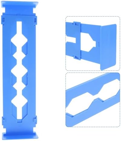 Homoyoyo Adjustable Expandable Plastic Drawer Divider Organizer, Retractable Storage Partition Board for Home Office Kitchen, Blue Flexible Separator for Dresser and Desk Drawers - Image 4