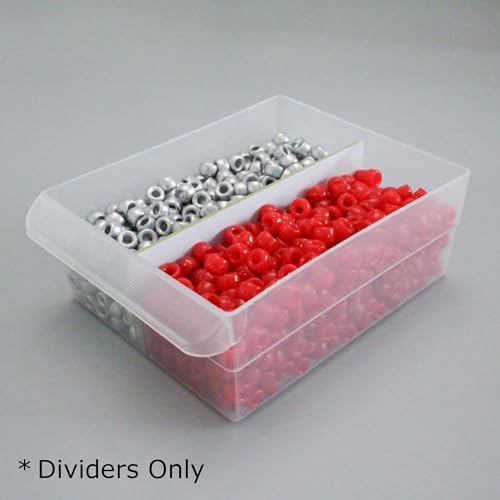 (12-Pack) Large Drawer Dividers compatible with Craft Cabinet and Hardware Storage Organizers, (Dividers Only) - Image 6