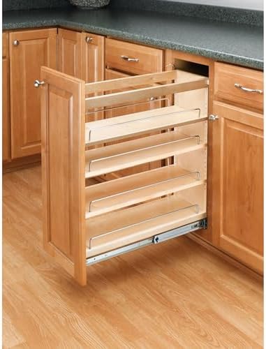 Rev-A-Shelf Pullout Kitchen Cabinet Organizer, Min Cabinet Opening 8.5" W - Image 2