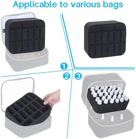 Essential oils Organizer Holder Foam Pad with Slots, can DIY - Image 7