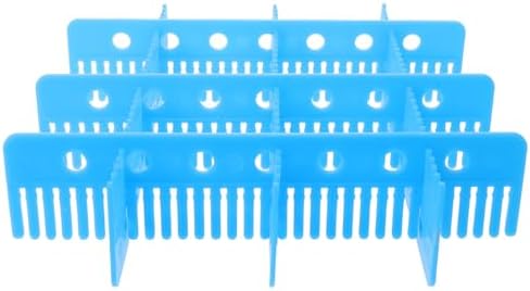 6pcs Plastic Storage Bin Dividers Inserts Adjustable for Crate Box by Unknown