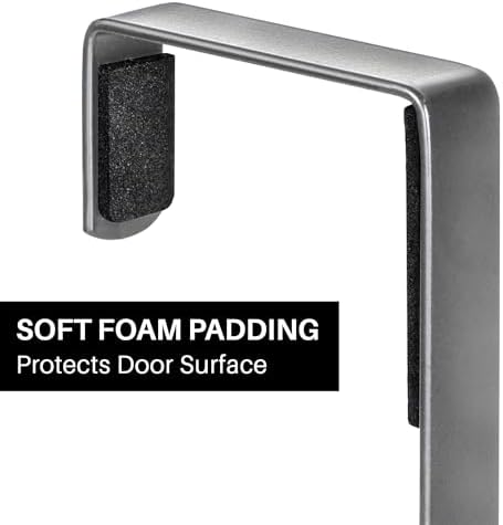 LYNK PROFESSIONAL® HOME™ Over the Door Hooks - 28 Hook – Over the Door Coat Rack - Over the Door Hanger - Hanging Towels or Clothes - Bathroom, Bedroom, Laundry Room - Lifetime Ltd. Warranty, Platinum - Image 4