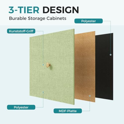 OLIXIS 7 Drawer Fabric Dresser, Storage Tower for Bedroom and Closet - Image 6