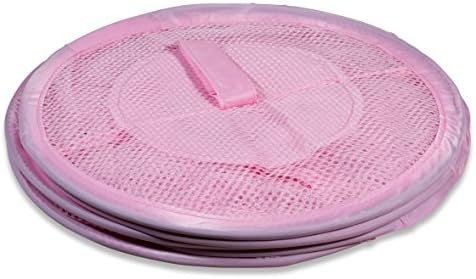 Handy Laundry 5-Shelf Storage Organizer - 12" X 59" - Hang in Your Children's Room or Closet - Fun Way to Organize Kids Toys or Store Gloves, Hats and Mittens - Attaches Easily to Any Rod (Pink) - Image 5