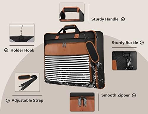 MATEIN Suit Carry On Garment Bag for Travel, Suit Bag with Adjustable Strap - Image 5