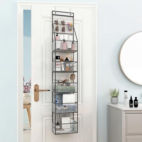 Over Door Organizer Hanging Storage 6 Shelf Clear Pockets Pantry Closet - Image 2