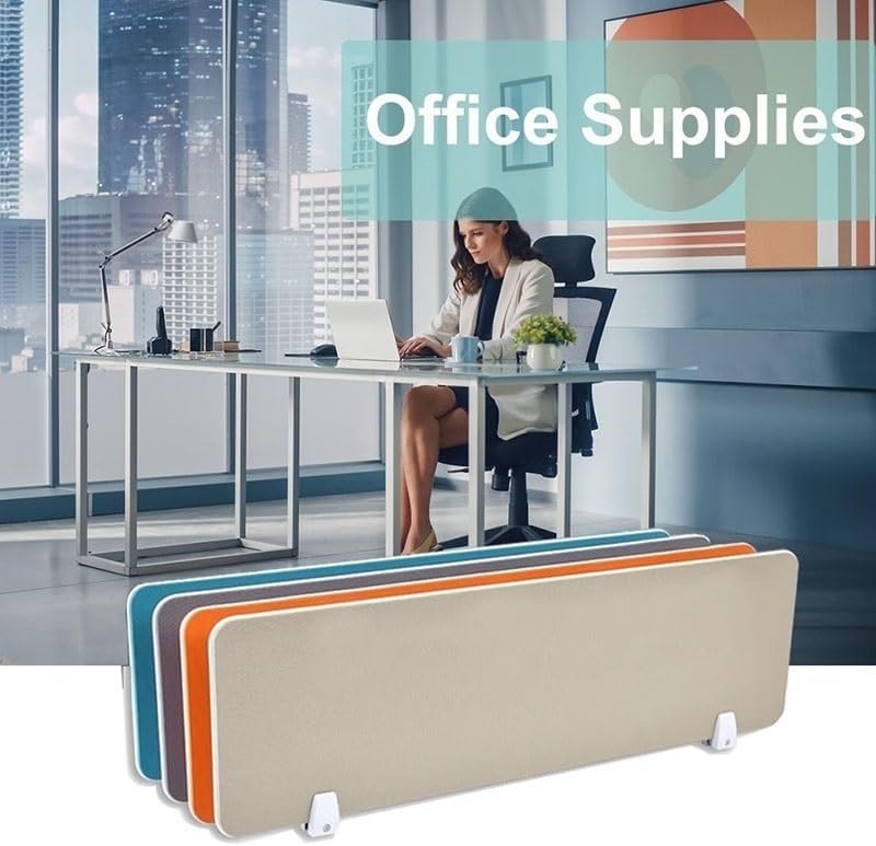 Desktop Dividers, Removable Partition Board, Privacy Panels for Cubicles, Includes Clips for Classroom Use & Teacher Supplies, Enhance Workspace nization & Focus. - Image 3