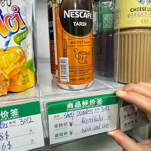 20 Pcs 20 * 10CM 1MM PVC Folder Classification Partition File Classification Label Shelf Dividers Logo Inventory Shelf Warehouse Sign - Image 2