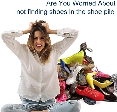 Over the Door Shoe Organizer 24 Extra Large Pockets Hanging Shoe Rack Holder for Closet Storage Hanging Shoe Organizer - Image 3