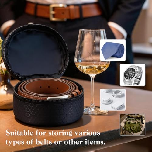 Belt Organizer Case,Travel Belt Storage Holder for Closet Drawer - Image 2