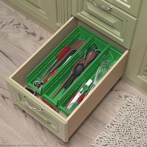 Akro-Mils 30128 Heavy Duty Plastic Shelf Bins, 18"x 4"x 4", Red, 12-Pack - Image 5