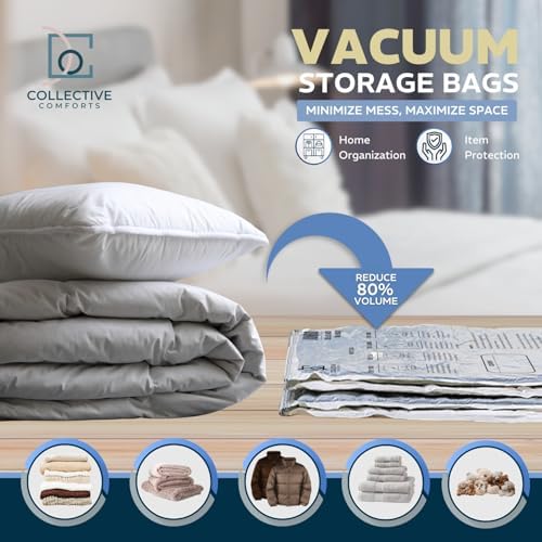 8 Pack XXL & Jumbo Space Saver Vacuum Storage Bags - Image 3