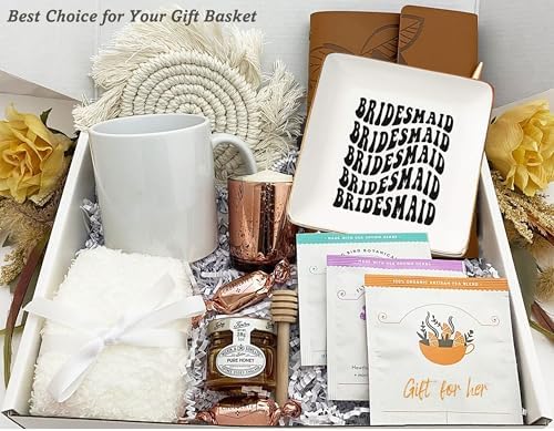 NZY Unique Bridesmaids Gifts from Bride-Bridal Shower Gifts for Sister Best Friends-Hen Night Bachelorette Party Present for Women-Wedding Present for Bridesmaid-Jewelry Tray Trinket Holder Ring Dish - Image 6