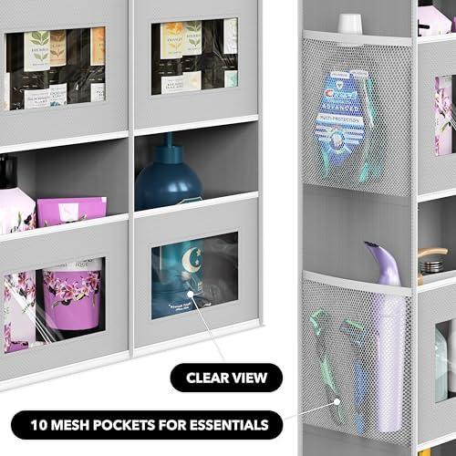 Simple Houseware Extra Large Heavy Duty 10 Pockets Over the Door Organizer - Image 5