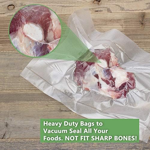 Vacuum Sealer Bags Rolls (2-Pack), 8” X 50’ Heavy Duty Commercial Grade Embossed Bags for Food Preservation Freezer Sous Vide Cooking(Total 100 Feet) - Image 6