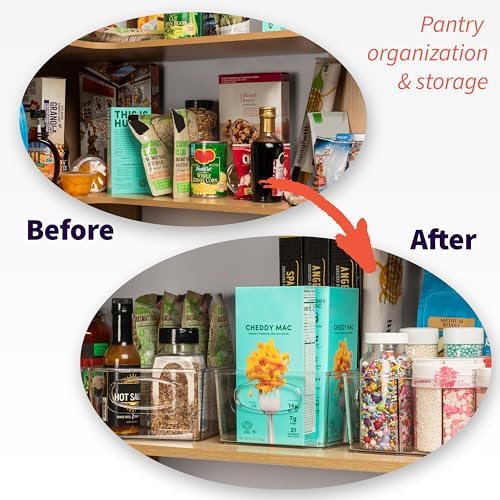 ClearSpace Pantry Organizers and Storage and Cabinet Organizer, 4 Pack - Image 2