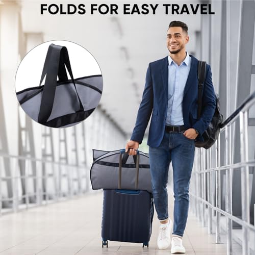 BALEINE 1PK Garment Bags for Hanging Clothes, 43" Suit Bag for Travel - Image 6