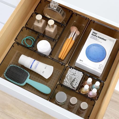 28 PCS Plastic Drawer Organizers Set, 4 Size Desk Drawer Organizer Trays - Image 5