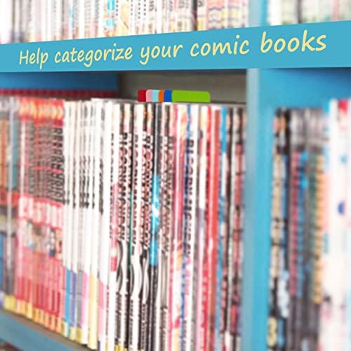 Lewtemi 50 Pcs Comic Book Dividers with Tabs Book Shelf Dividers - Image 5